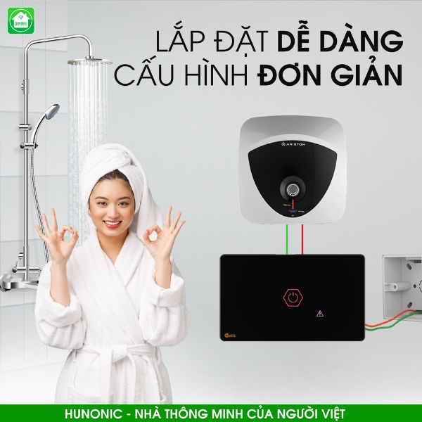 Công tắc chống giật hunonic 