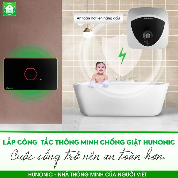 Công tắc chống giật hunonic 