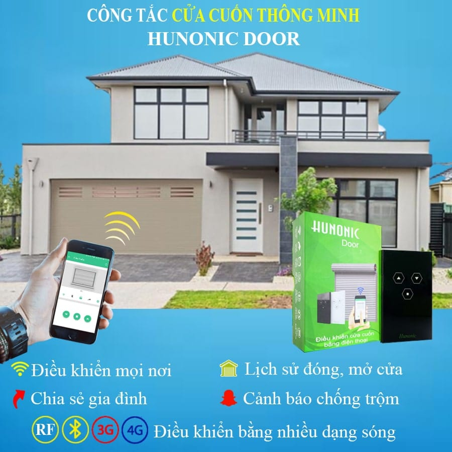 công tắc cửa cuốn thông minh hunonic door